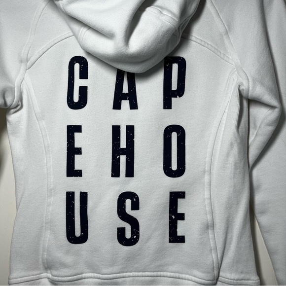 Lululemon Women's White Scuba Hoodie Cape House Jacket Size 4 - Picture 3 of 8